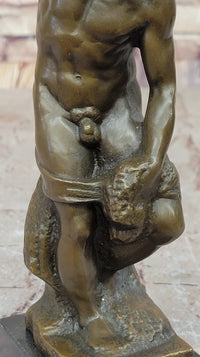 Hercules with Nemean Lion’s Skin – Bronze Mythological