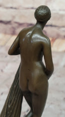 Hot Cast Bronze Nude Inspired by Venus - Signed Milo - Marble Base