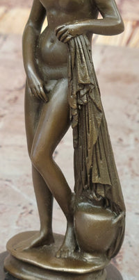Hot Cast Bronze Nude Inspired by Venus - Signed Milo - Marble Base