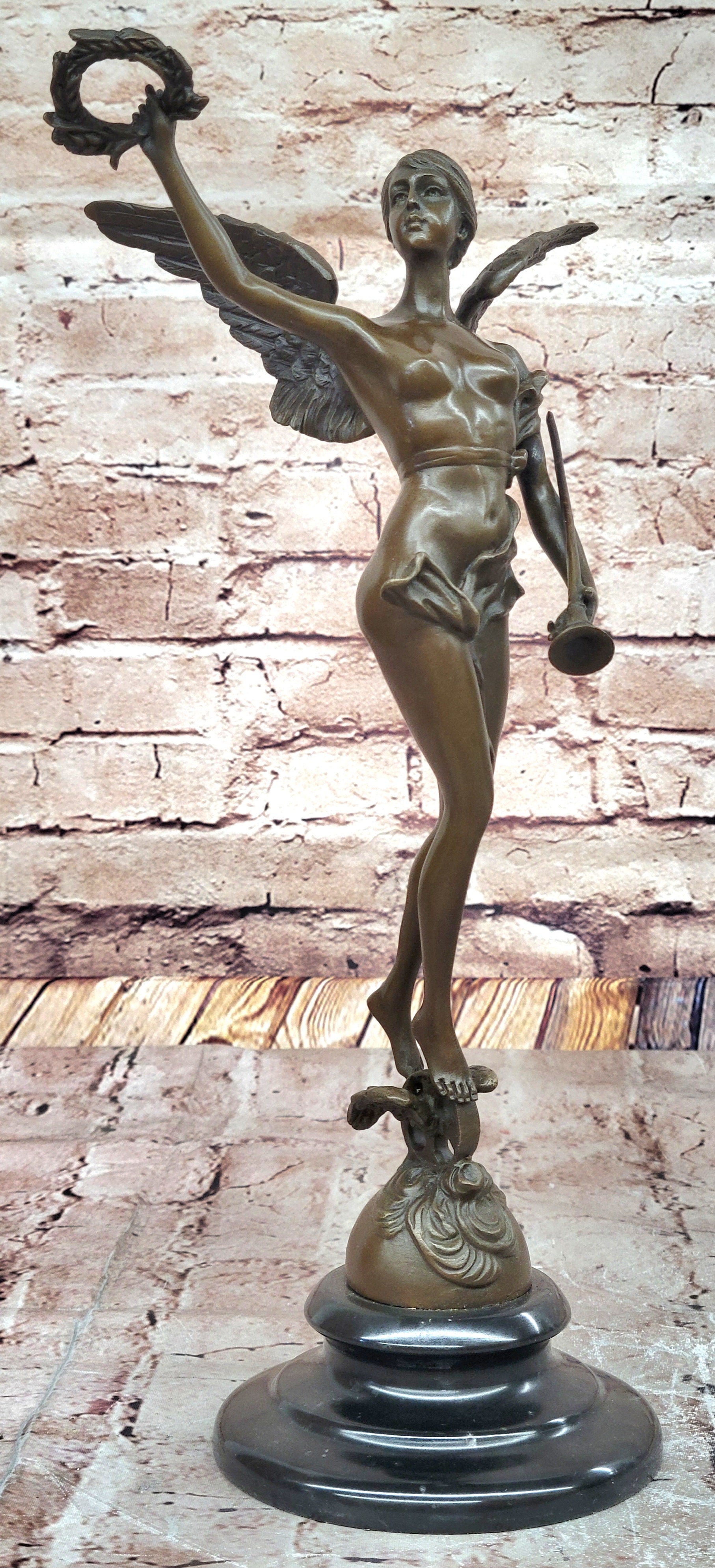 Angel of Victory Bronze Sculpture by Antoine Bofill