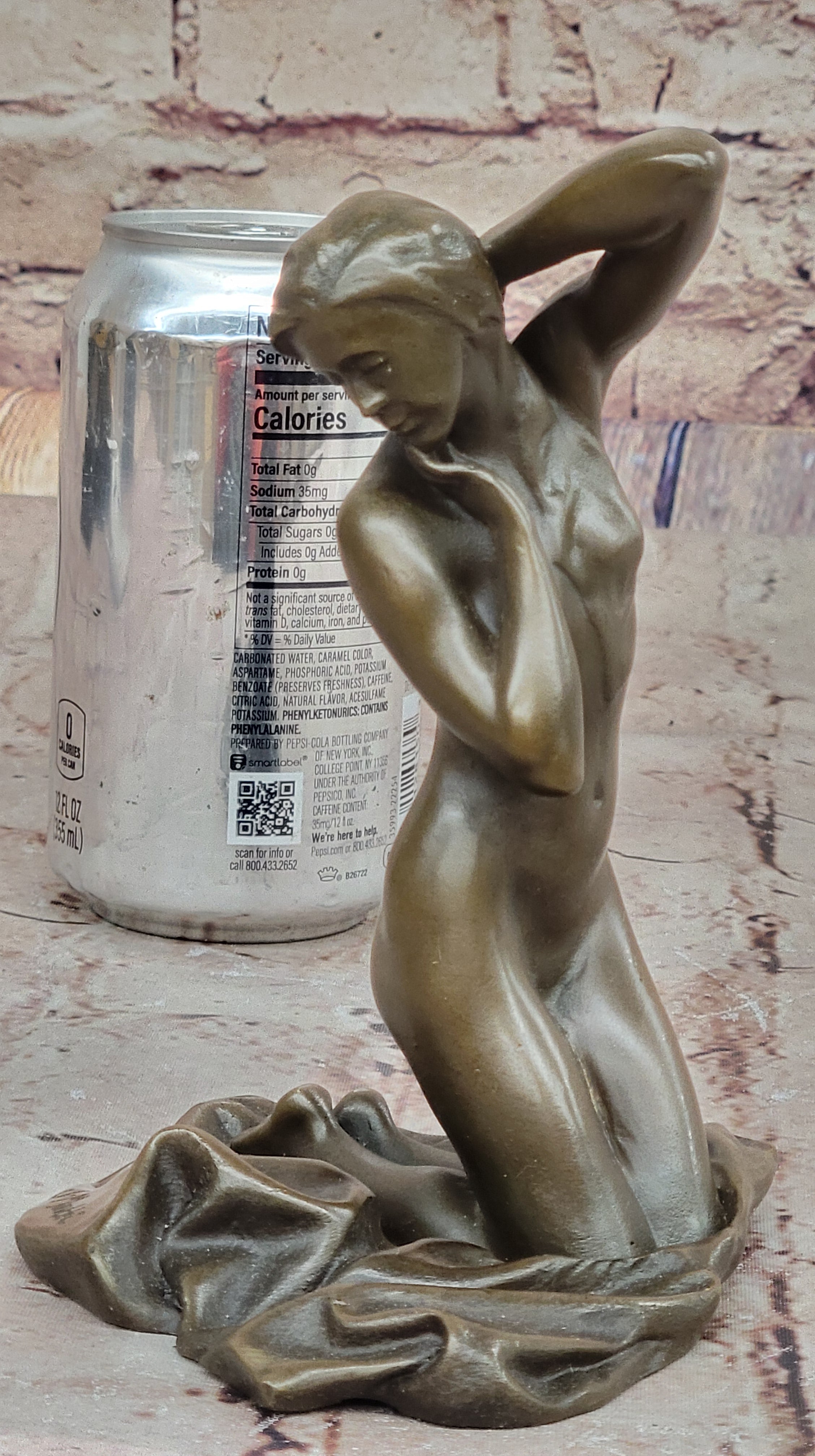 Nude Female Figure Naked Girl Bronze Statue Sculpture Art Deco by Mavchi Artwork