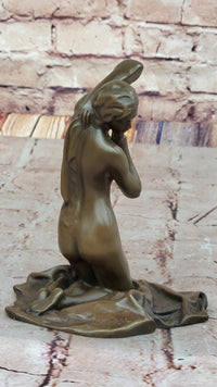 Nude Female Figure Naked Girl Bronze Statue Sculpture Art Deco by Mavchi Artwork