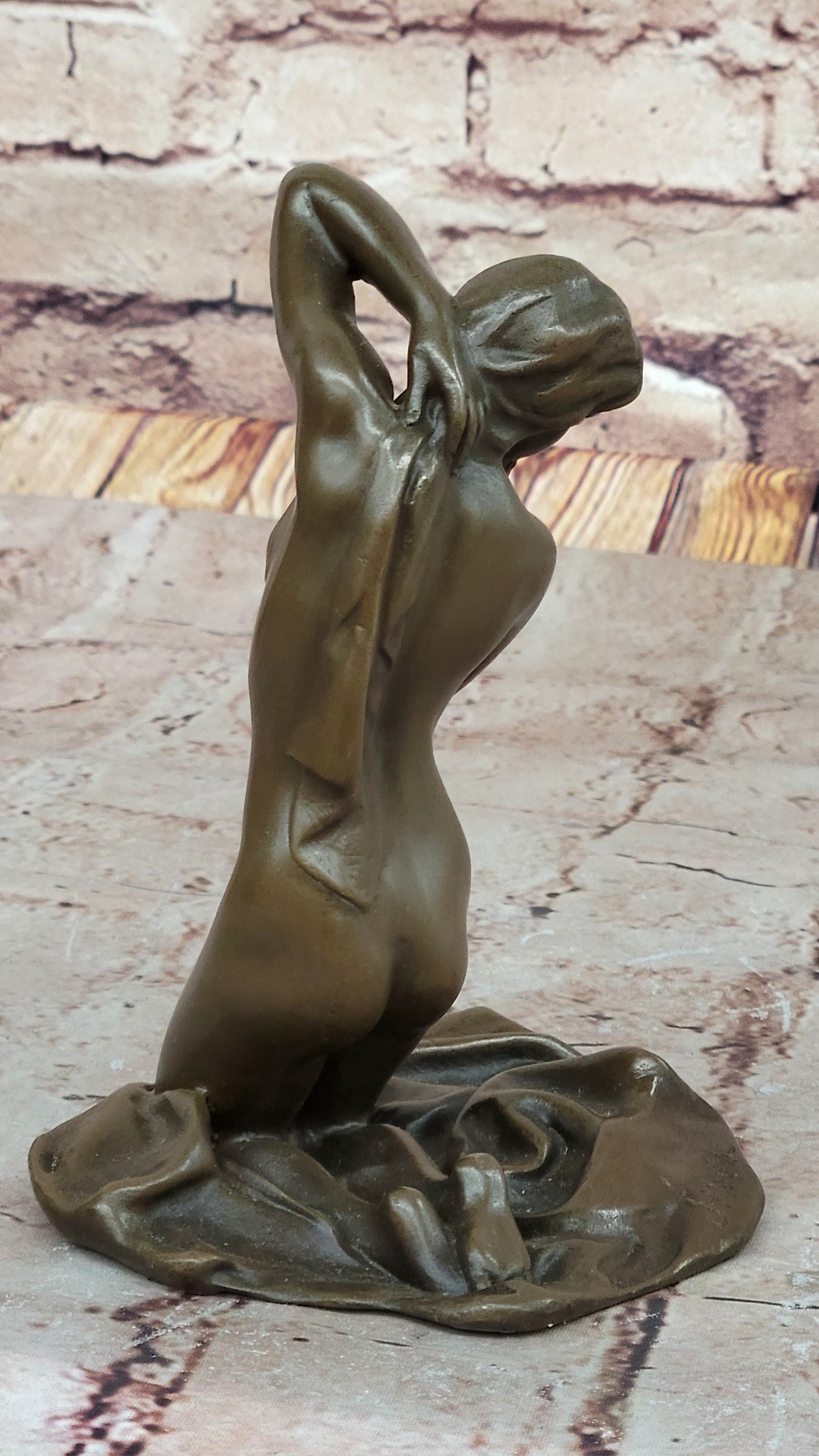 Nude Female Figure Naked Girl Bronze Statue Sculpture Art Deco by Mavchi Artwork
