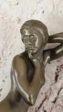 Nude Female Figure Naked Girl Bronze Statue Sculpture Art Deco by Mavchi Artwork