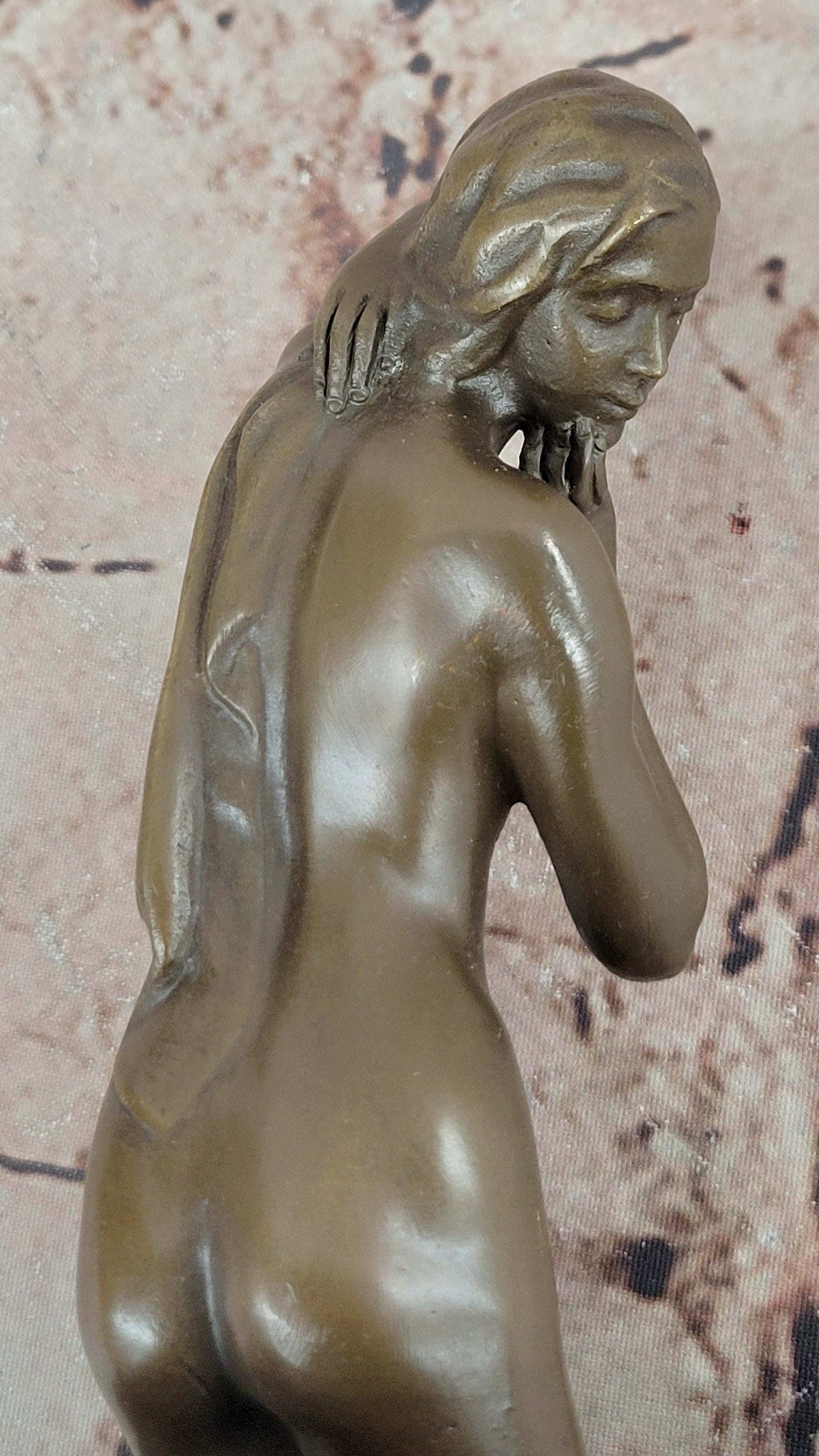 Nude Female Figure Naked Girl Bronze Statue Sculpture Art Deco by Mavchi Artwork