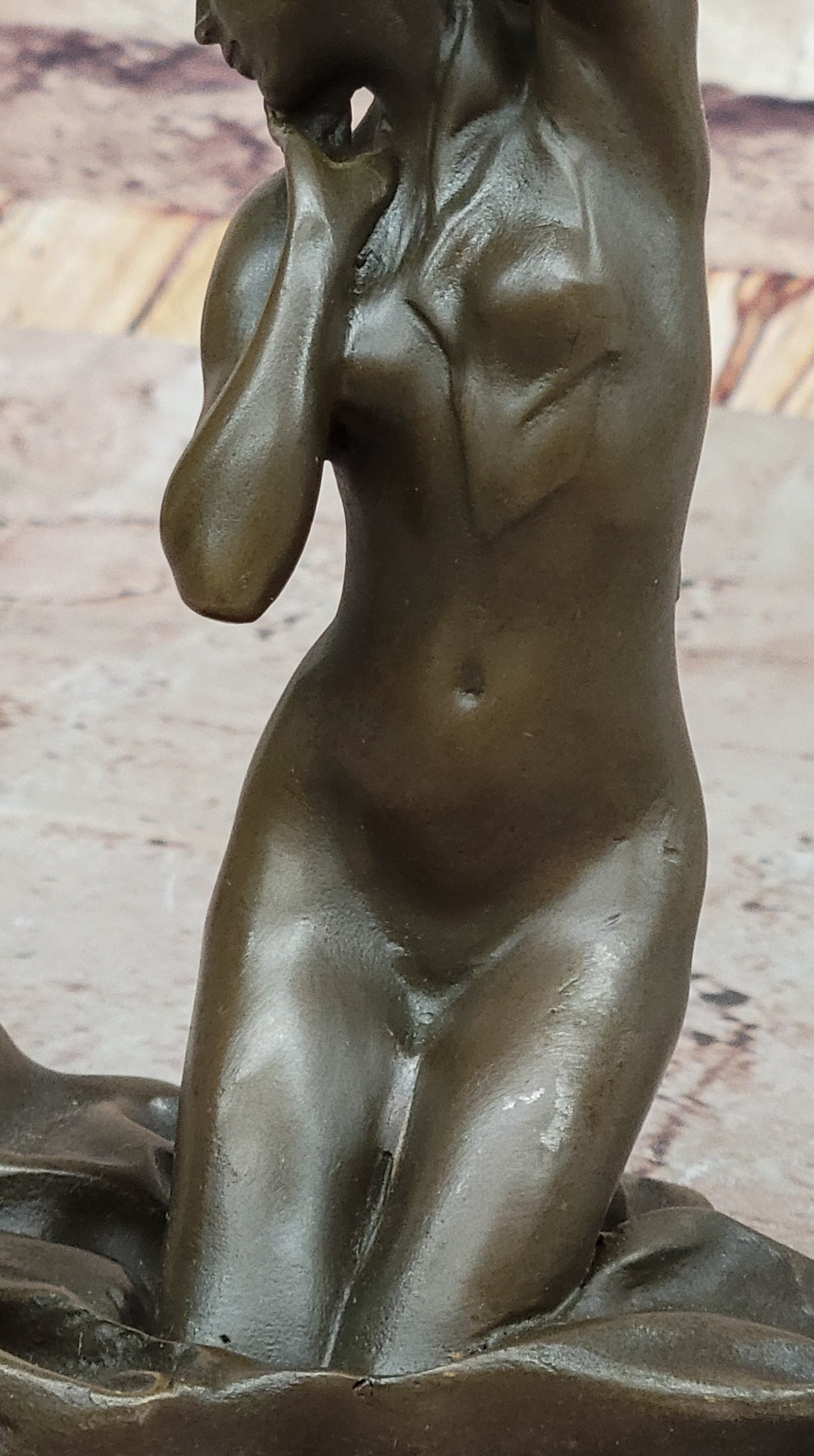 Nude Female Figure Naked Girl Bronze Statue Sculpture Art Deco by Mavchi Artwork