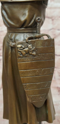 Hand Made Credo by Emmanuel Fremiet Genuine Bronze Sculpture Statue Figurine