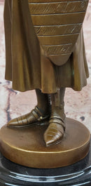 Hand Made Credo by Emmanuel Fremiet Genuine Bronze Sculpture Statue Figurine