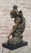 Hand Made Powerful Bronze Sculpture Fight for Life by Edouard Drouot Figurine