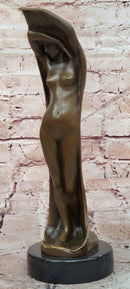 Bronze sculpture sexy Woman at Night Statue Signed Milo Hand Made Art