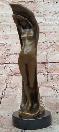 Bronze sculpture sexy Woman at Night Statue Signed Milo Hand Made Art