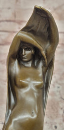 Bronze sculpture sexy Woman at Night Statue Signed Milo Hand Made Art