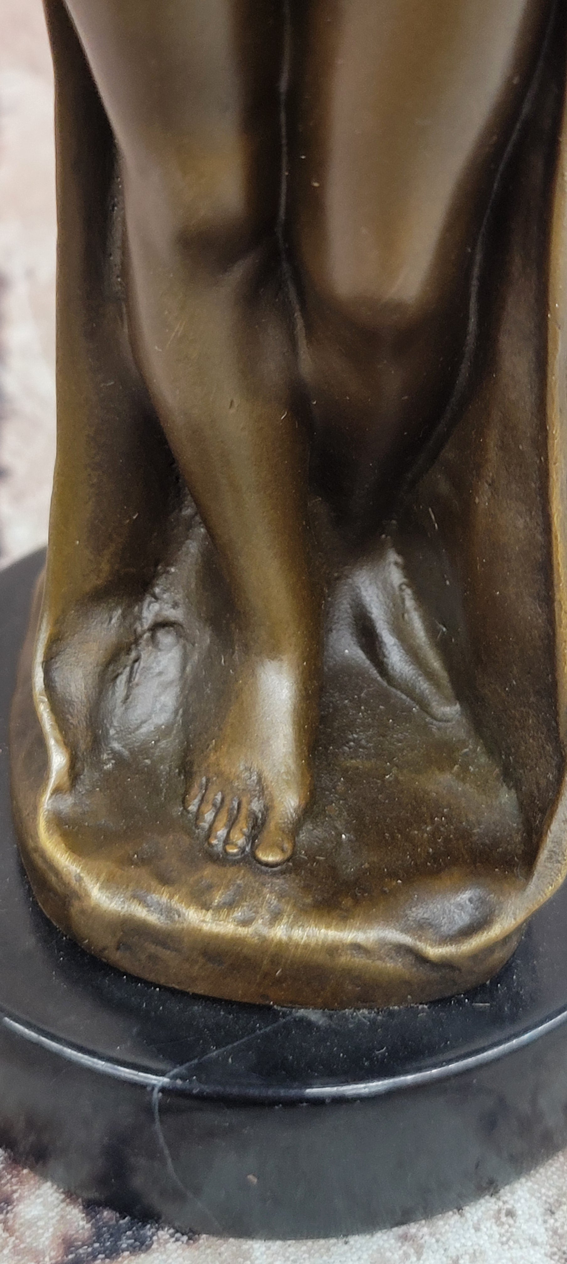 Bronze sculpture sexy Woman at Night Statue Signed Milo Hand Made Art