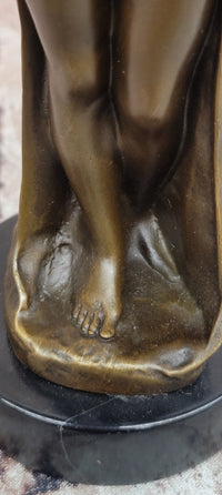 Bronze sculpture sexy Woman at Night Statue Signed Milo Hand Made Art
