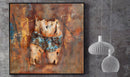 Bare Midriff Female Figure in Jean Shorts 3D Wall Art