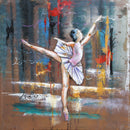 Ballerina Ballet Dancer 3D Metal Cutout Wall Art