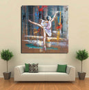 Ballerina Ballet Dancer 3D Metal Cutout Wall Art