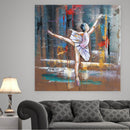 Ballerina Ballet Dancer 3D Metal Cutout Wall Art