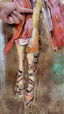 Fashion Icon Model Girl 3D Mixed Media Wall Art