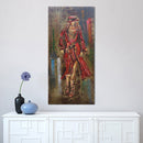 Fashion Icon Model Girl 3D Mixed Media Wall Art