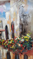 Venice Canal Gondola Scene 3D Mixed Media Wall Art