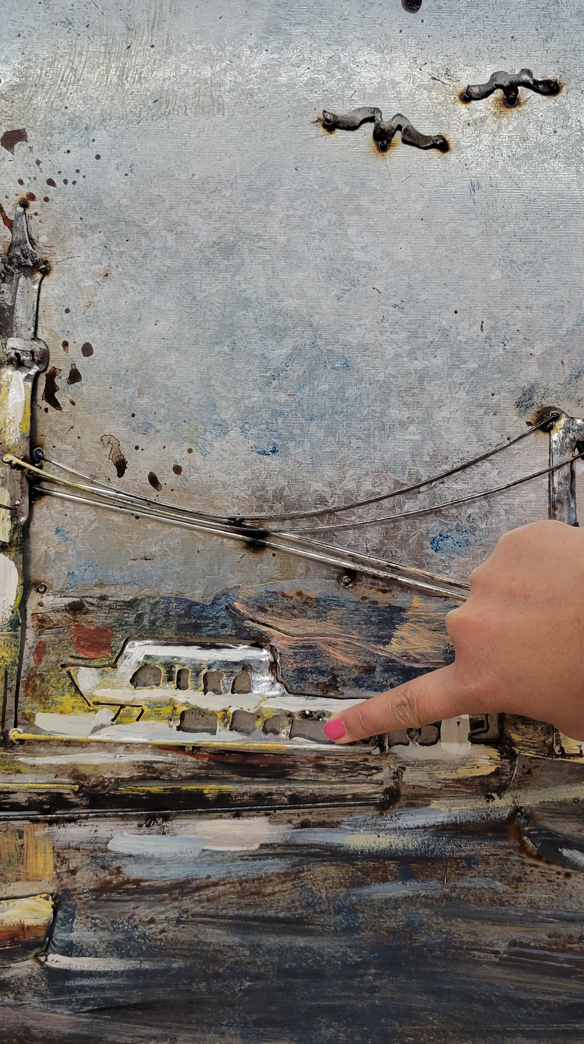 Hagia Sophia 3D Mixed Media Wall Art Metal Wood Istanbul