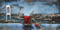 Golden Gate Bridge San Francisco Collector Bar 3-D Artwork