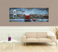 Golden Gate Bridge San Francisco Collector Bar 3-D Artwork
