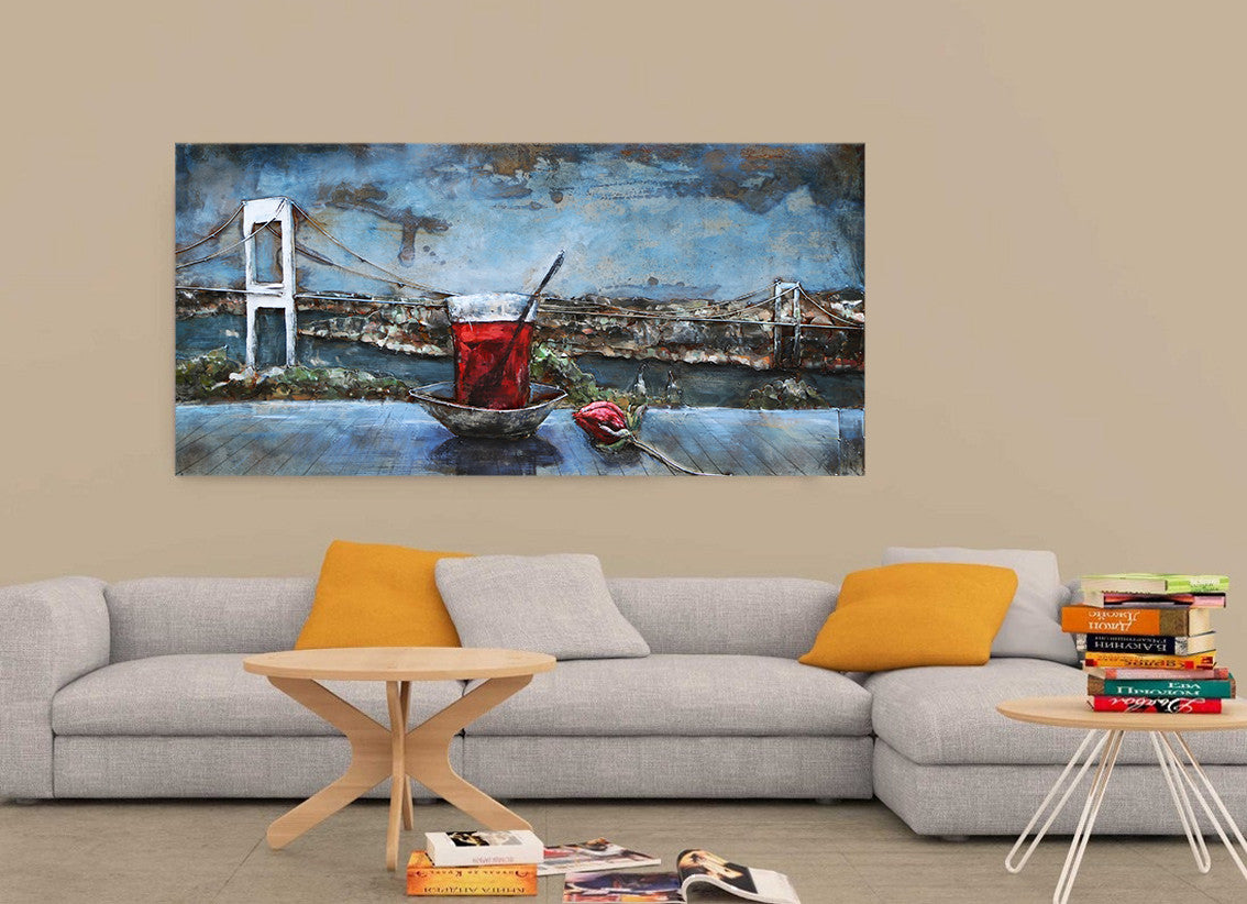 Golden Gate Bridge San Francisco Collector Bar 3-D Artwork