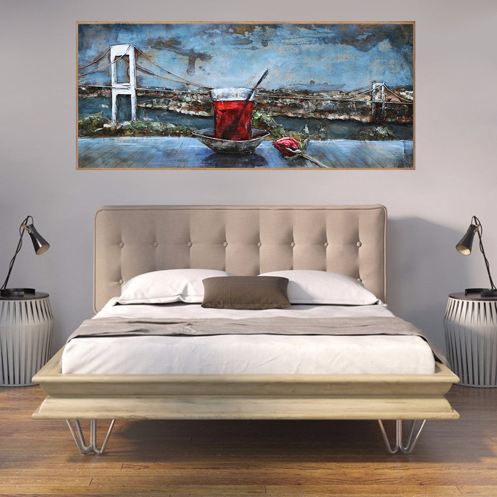Golden Gate Bridge San Francisco Collector Bar 3-D Artwork
