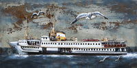 Titanic 3D Painting Iron Vintage Model 24x48 Inches Artwork