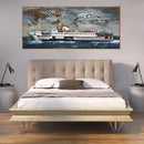 Titanic 3D Painting Iron Vintage Model 24x48 Inches Artwork