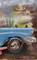 1958 Edsel Car 3D Painted Metal Canvas Wall Art