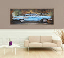 1958 Edsel Car 3D Painted Metal Canvas Wall Art