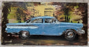 1958 Edsel Car 3D Painted Metal Canvas Wall Art
