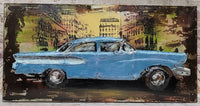 1958 Edsel Car 3D Painted Metal Canvas Wall Art
