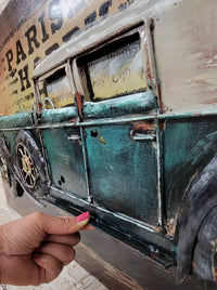 Old Fashioned Car 1920's 1930's 3D Wall Art Mixed Media Painting