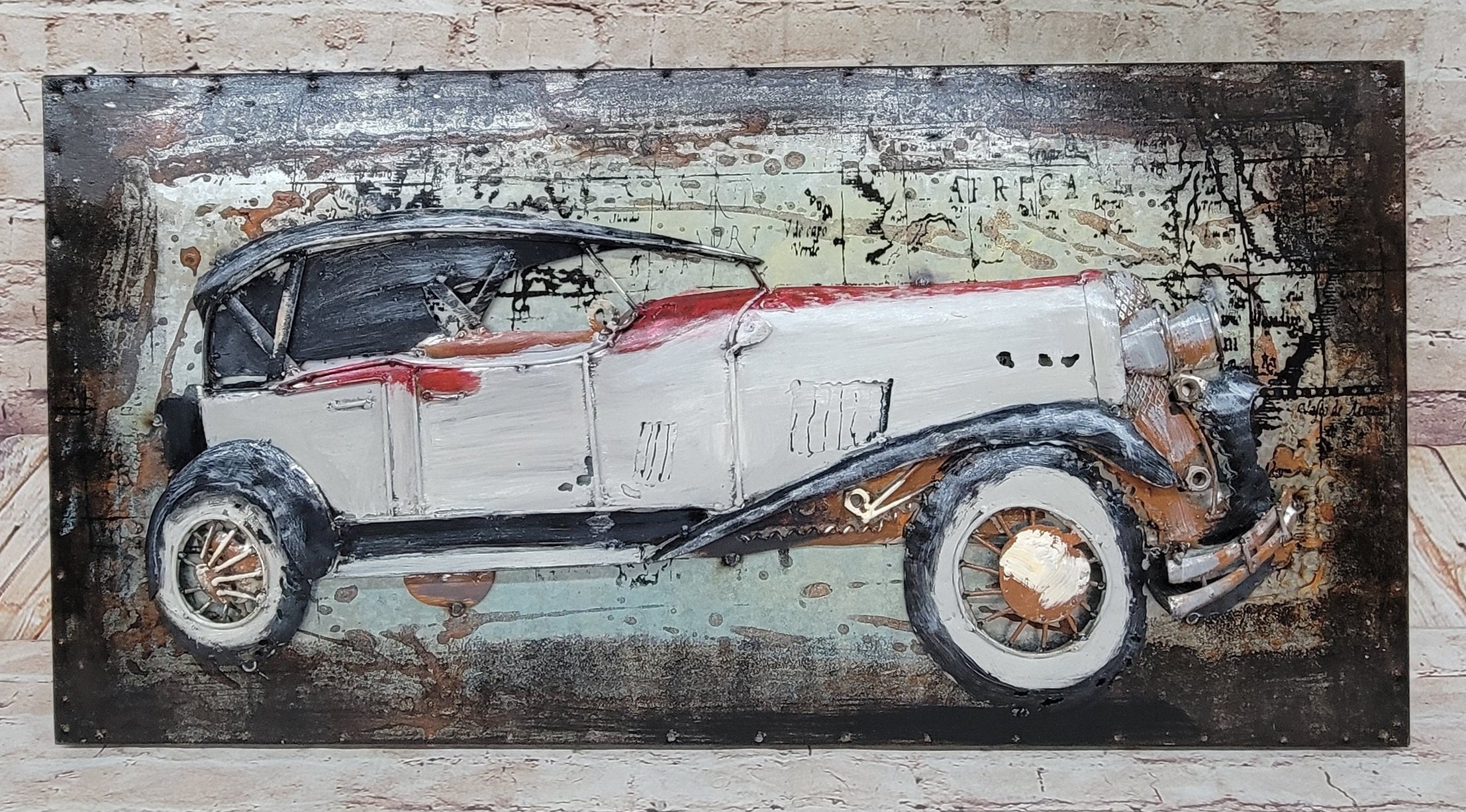 Vintage Rolls Royce Painting - 3D Art