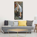 Female Golfer 3D Wall Art Painting on Metal Canvas