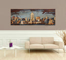 Impressionist 3D Wall Art NYC Skyline Metal Canvas
