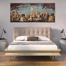 Impressionist 3D Wall Art NYC Skyline Metal Canvas