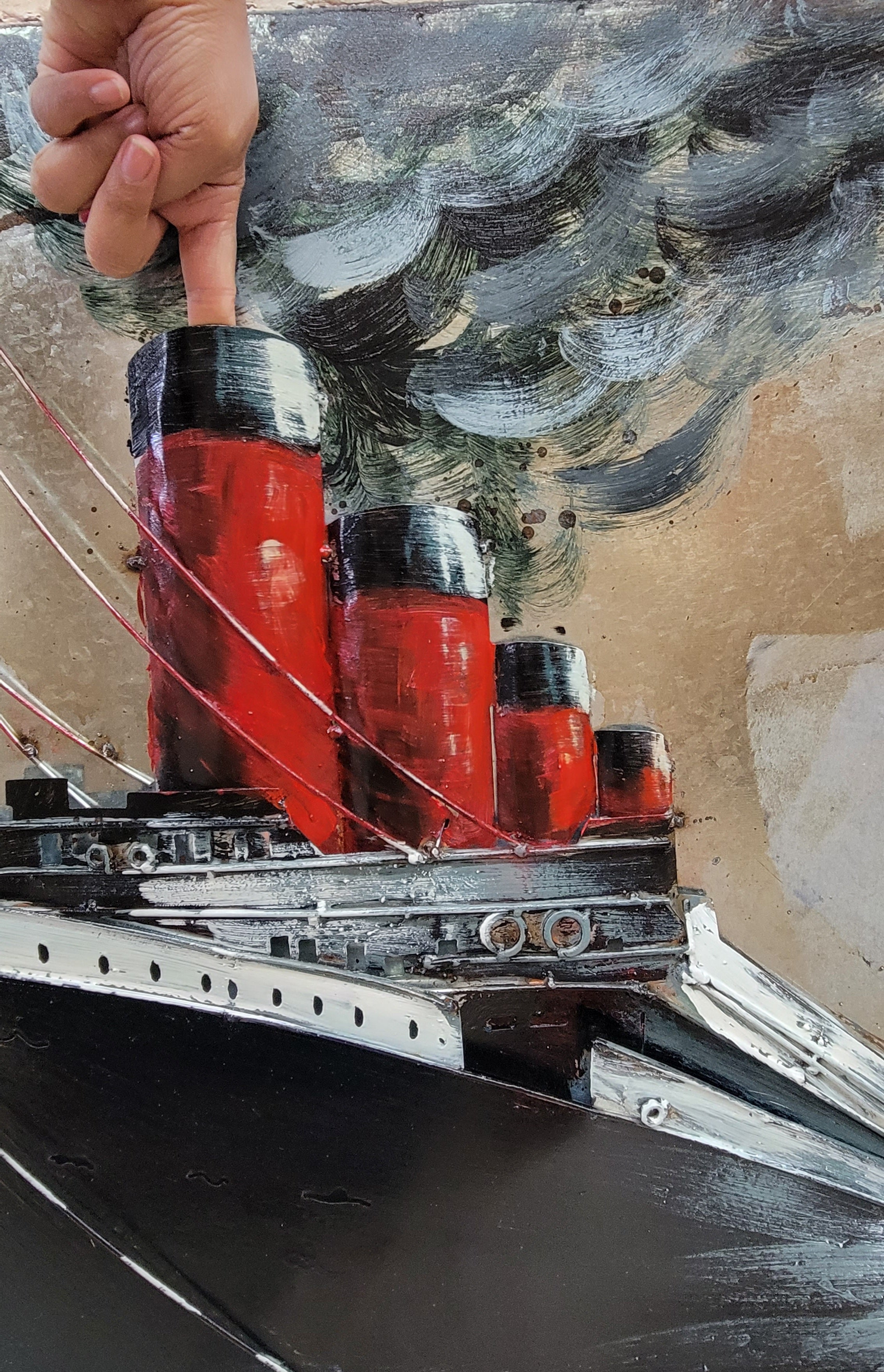 Vintage Steamboat Cruise Ship 3D Metal Wall Art