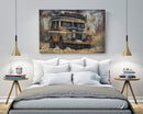 Off Road Safari Jeep Painted Metal 3D Hanging Wall Art