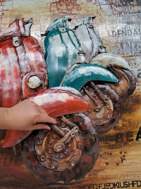 Vespa Scooters by European Bronze Finery 3D Oil Painting