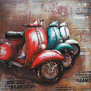 Vespa Scooters by European Bronze Finery 3D Oil Painting
