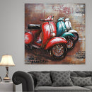 Vespa Scooters by European Bronze Finery 3D Oil Painting