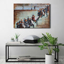 Abstract Modern Art Seesaw 3D Painting on Metal Canvas