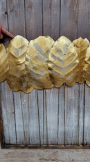 European Bronze Finery Gold Leaf 3-D Oil Painting