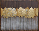 European Bronze Finery Gold Leaf 3-D Oil Painting