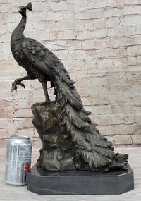 Milo Peacock Bronze Sculpture Bird